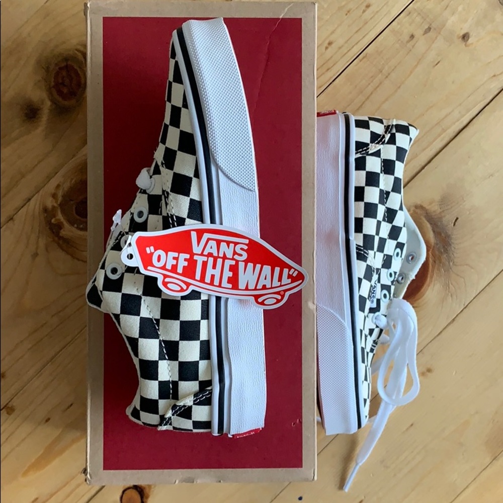Checkered Vans - New in Box